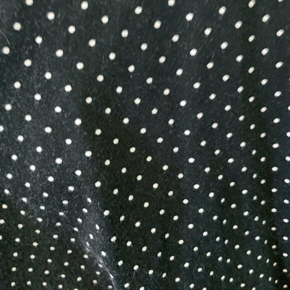 Lane Bryant Wrap Around Dress Size 22 Black White Polka Dot Flattering V Neck - Picture 4 of 8